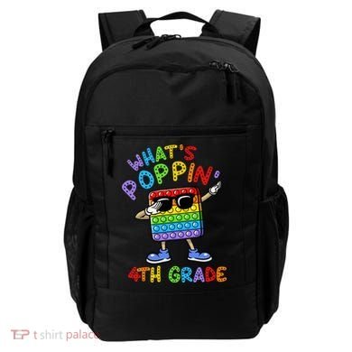 Whats Poppin 4th Grade Back To School Backpack