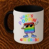 Whats Poppin 4th Grade Back To School Coffee Mug thumb 2