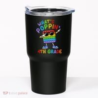 Whats Poppin 4th Grade Back To School Tumbler thumb 0