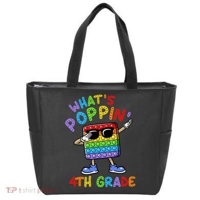 Whats Poppin 4th Grade Back To School Tote Bag