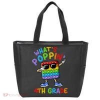 Whats Poppin 4th Grade Back To School Tote Bag thumb 0