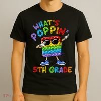Whats Poppin 5th Grade Back To School T-Shirt thumb 3