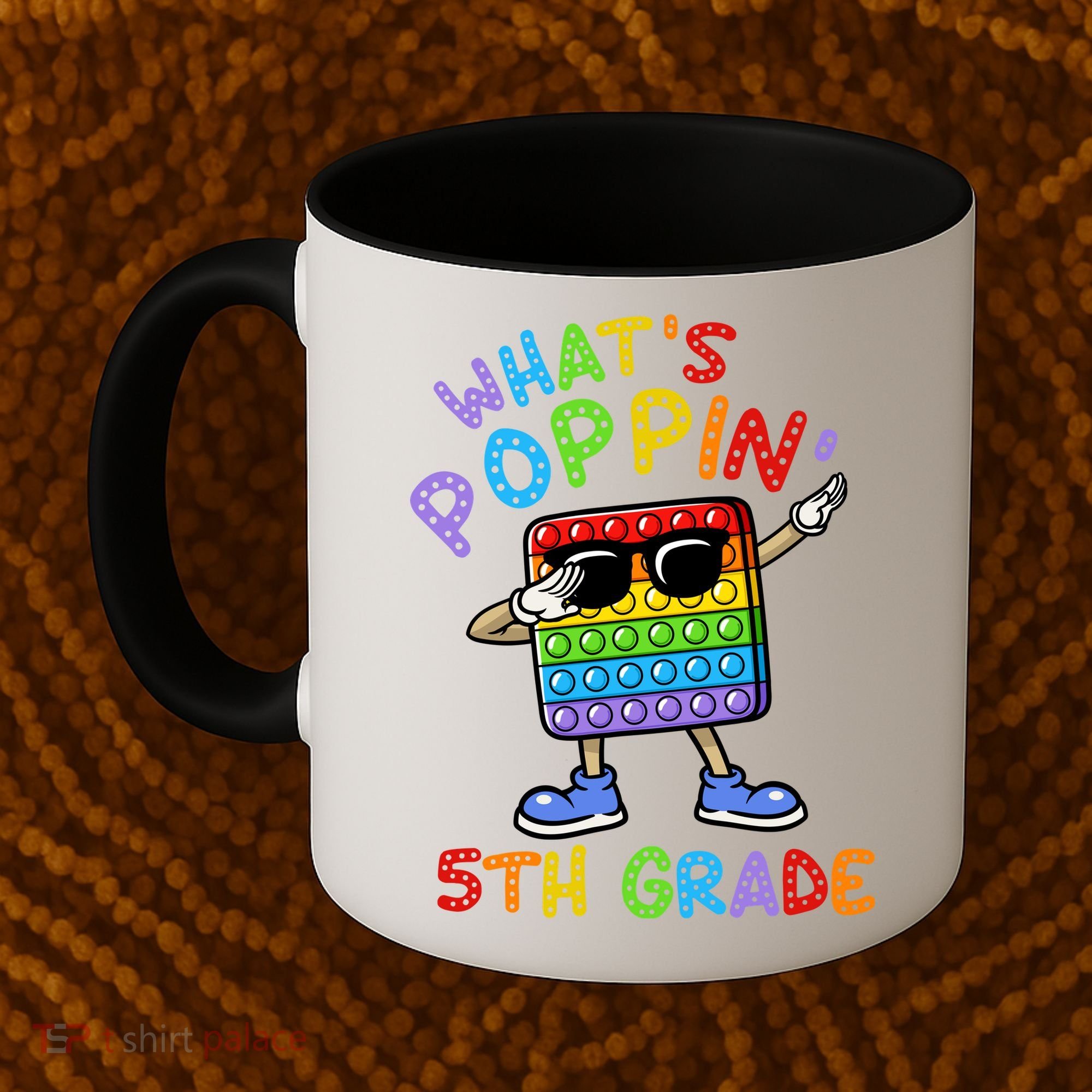 Whats Poppin 5th Grade Back To School Coffee Mug