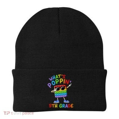 Whats Poppin 5th Grade Back To School Beanie