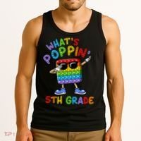 Whats Poppin 5th Grade Back To School Tank Top thumb 3