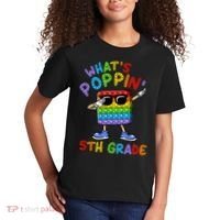 Whats Poppin 5th Grade Back To School Kids T-Shirt thumb 2