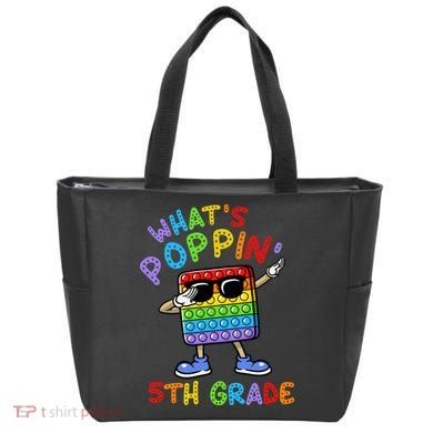 Whats Poppin 5th Grade Back To School Tote Bag