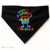 Whats Poppin 6th Grade Back To School USA-Made Doggie Bandana thumb 0