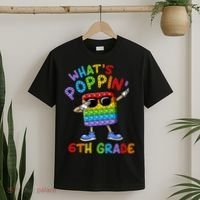 Whats Poppin 6th Grade Back To School T-Shirt thumb 2