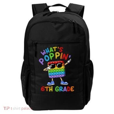 Whats Poppin 6th Grade Back To School Backpack