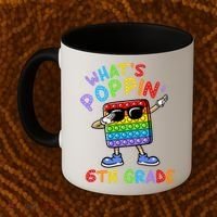Whats Poppin 6th Grade Back To School Coffee Mug thumb 2