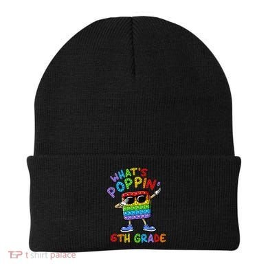 Whats Poppin 6th Grade Back To School Beanie