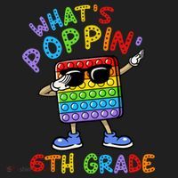 Whats Poppin 6th Grade Back To School Hat thumb 2