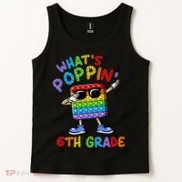 Whats Poppin 6th Grade Back To School Tank Top thumb 2