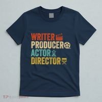 Writer Producer Actor Director Retro Film Filmmaking T-Shirt thumb 5