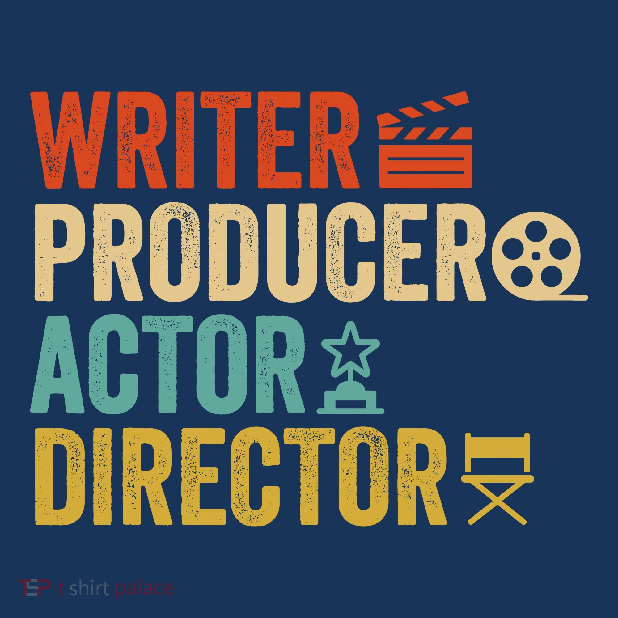 Writer Producer Actor Director Retro Film Filmmaking Women's Tank Top