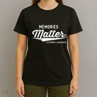 Wear Purple AlzheimerS Awareness Gifts Memories Matter Gift T-Shirt thumb 4