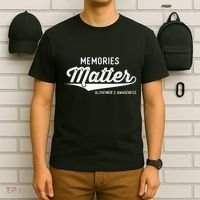 Wear Purple AlzheimerS Awareness Gifts Memories Matter Gift T-Shirt thumb 6