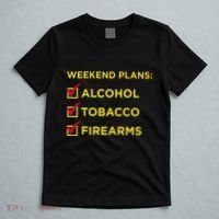 Weekend Plans Alcohol Tobacco Firearms T-Shirt thumb 5