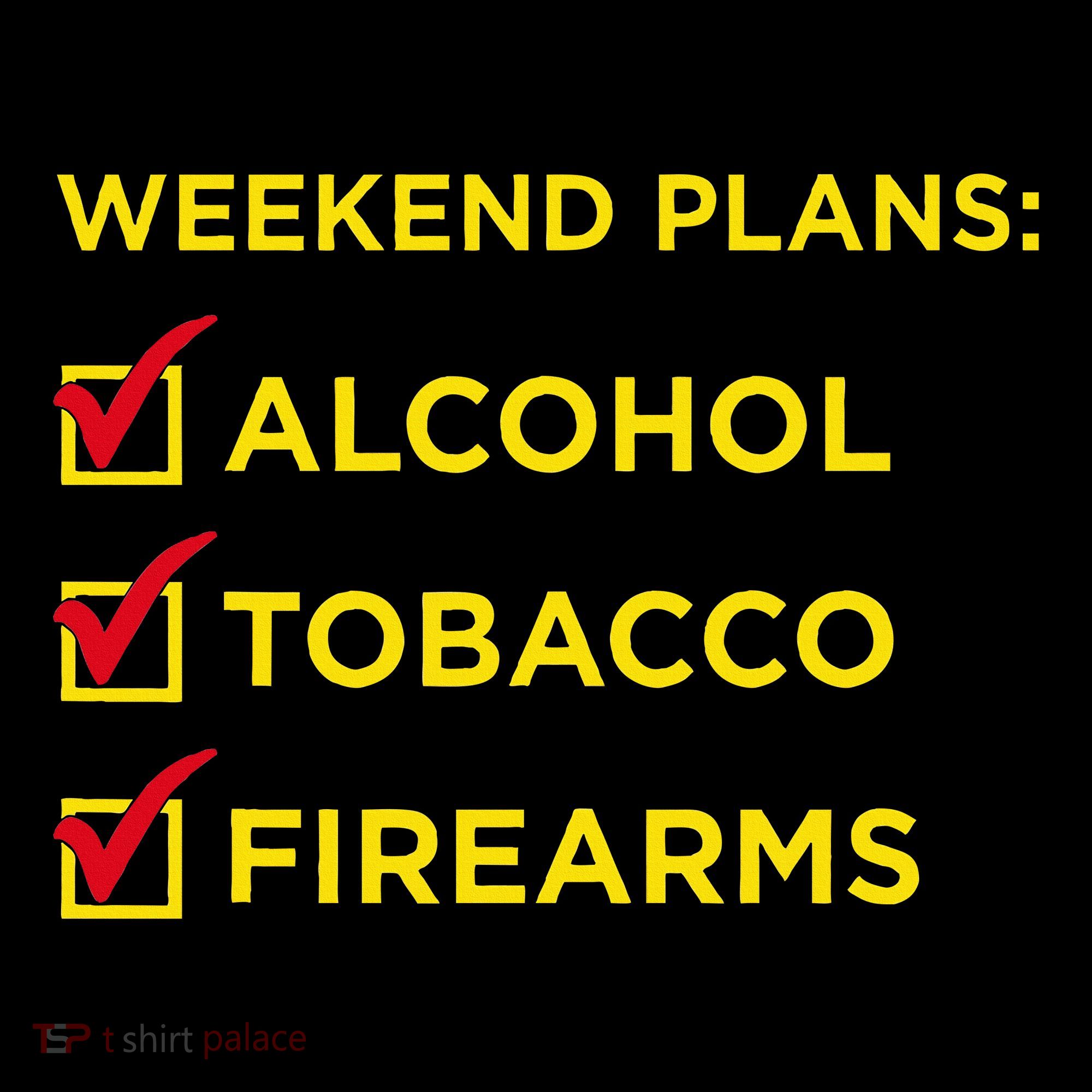 Weekend Plans Alcohol Tobacco Firearms Women's Hoodie