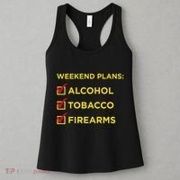 Weekend Plans Alcohol Tobacco Firearms Women's Tank Top thumb 3