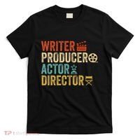 Writer Producer Actor Director Retro Film Filmmaking T-Shirt thumb 0