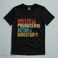 Writer Producer Actor Director Retro Film Filmmaking T-Shirt thumb 5