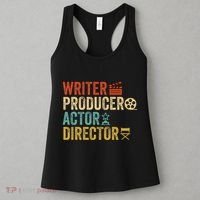 Writer Producer Actor Director Retro Film Filmmaking Women's Tank Top thumb 3