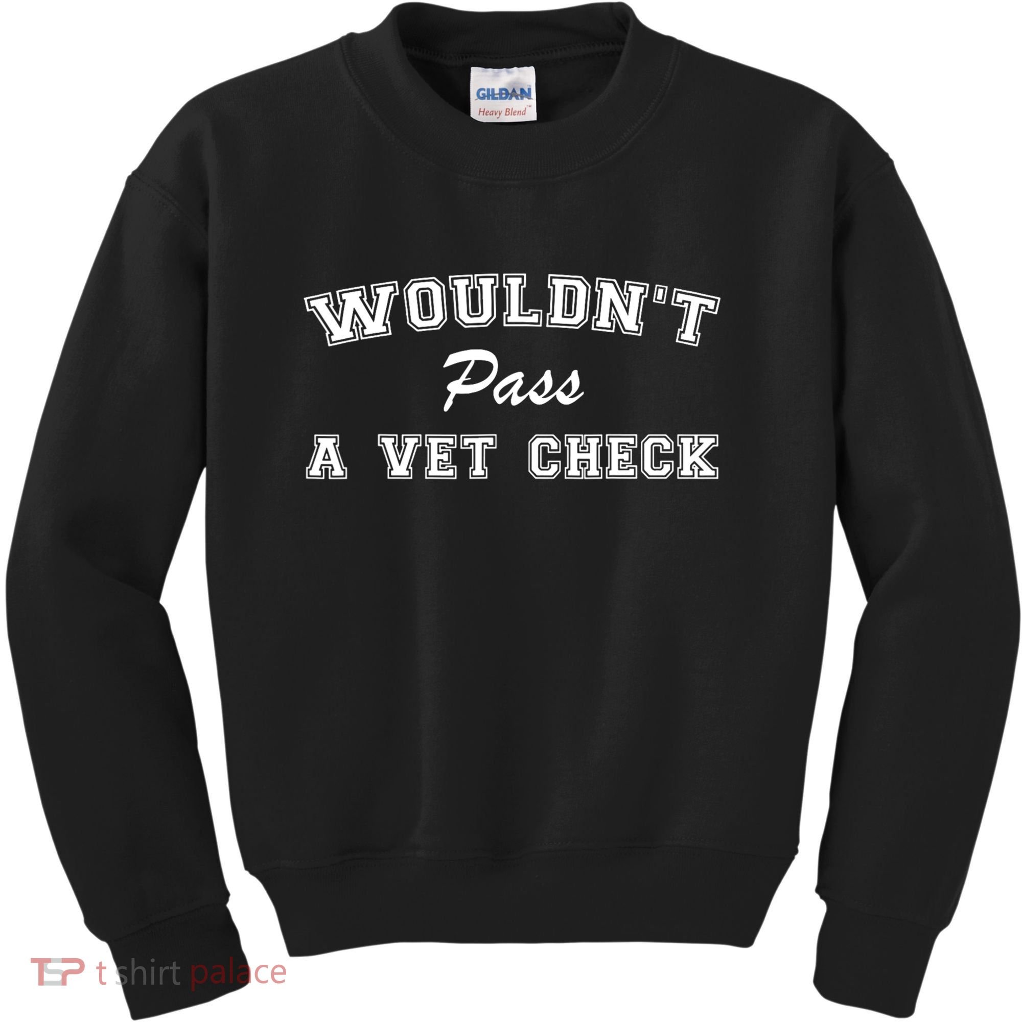 WouldnT Pass A Vet Check Funny Saying Kids Sweatshirt