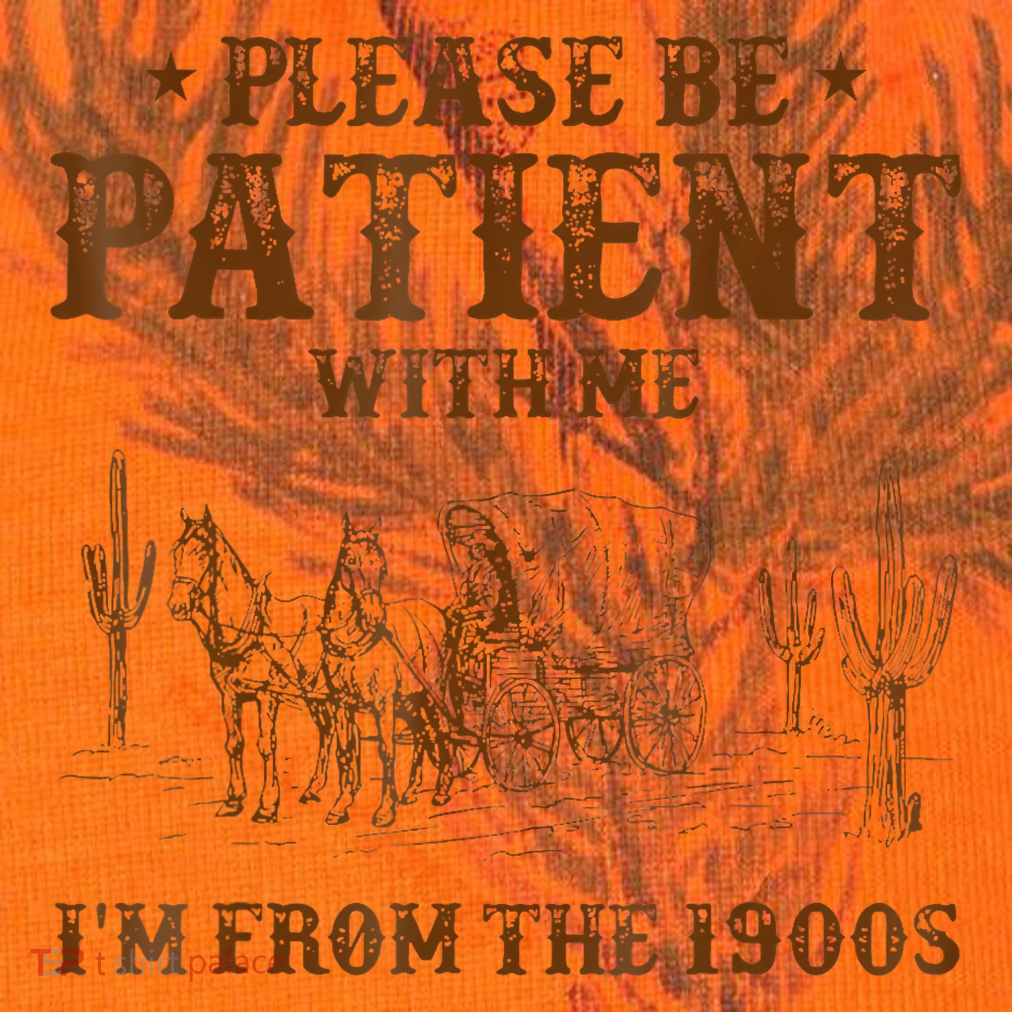 Western Please Be Patient With Me Im From The 1900s Gift Kati Licensed 12" Camo Cuffed Beanie