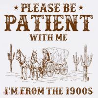 Western Please Be Patient With Me Im From The 1900s Gift Kids Sweatshirt thumb 2