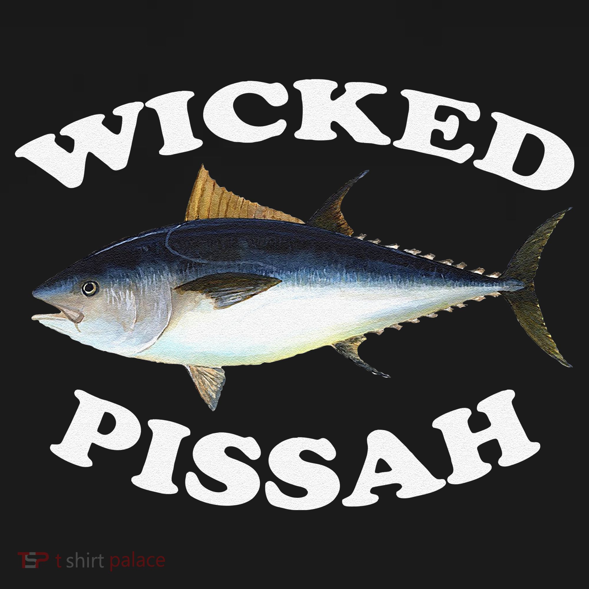 Wicked Pissah Bluefin Tuna Illustration Fishing Angler Gear Women's Hoodie