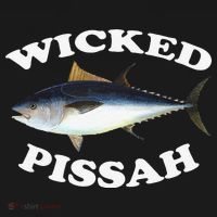 Wicked Pissah Bluefin Tuna Illustration Fishing Angler Gear Women's Tank Top thumb 5