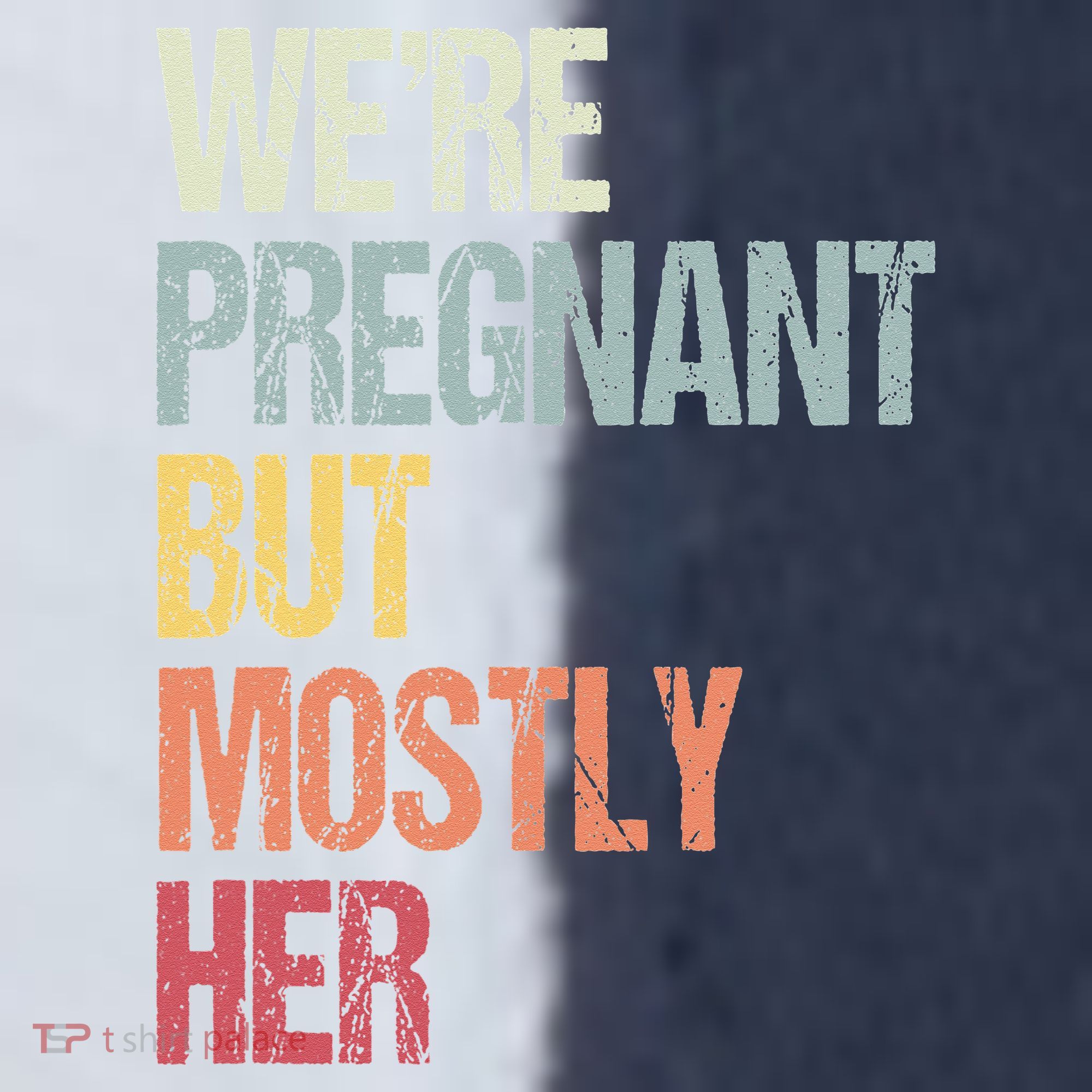 Were Pregnant But Mostly Her For An Expectant Father Gift Sport-Tek Competitor United Soccer Jersey