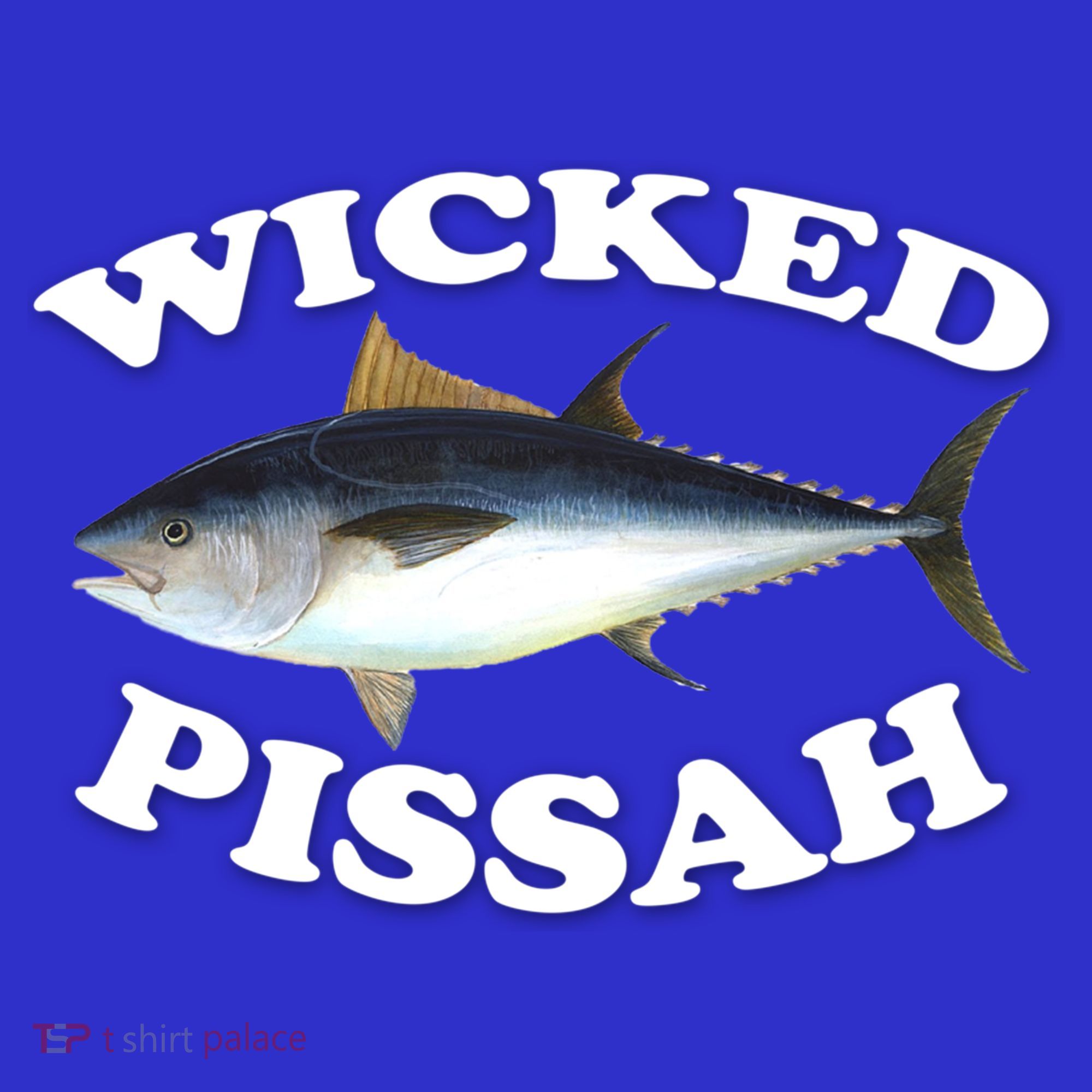 Wicked Pissah Bluefin Tuna Illustration Fishing Angler Gear Gift Sweatshirt