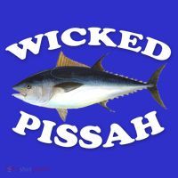 Wicked Pissah Bluefin Tuna Illustration Fishing Angler Gear Gift Women's Tank Top thumb 5