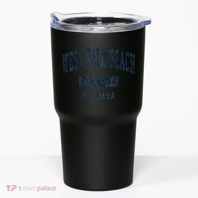 West Palm Beach Florida Fl Vintage Established D Tumbler