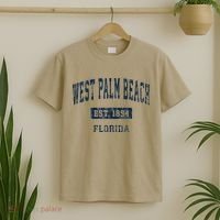 West Palm Beach Florida Fl Vintage Established D T-Shirt thumb 2