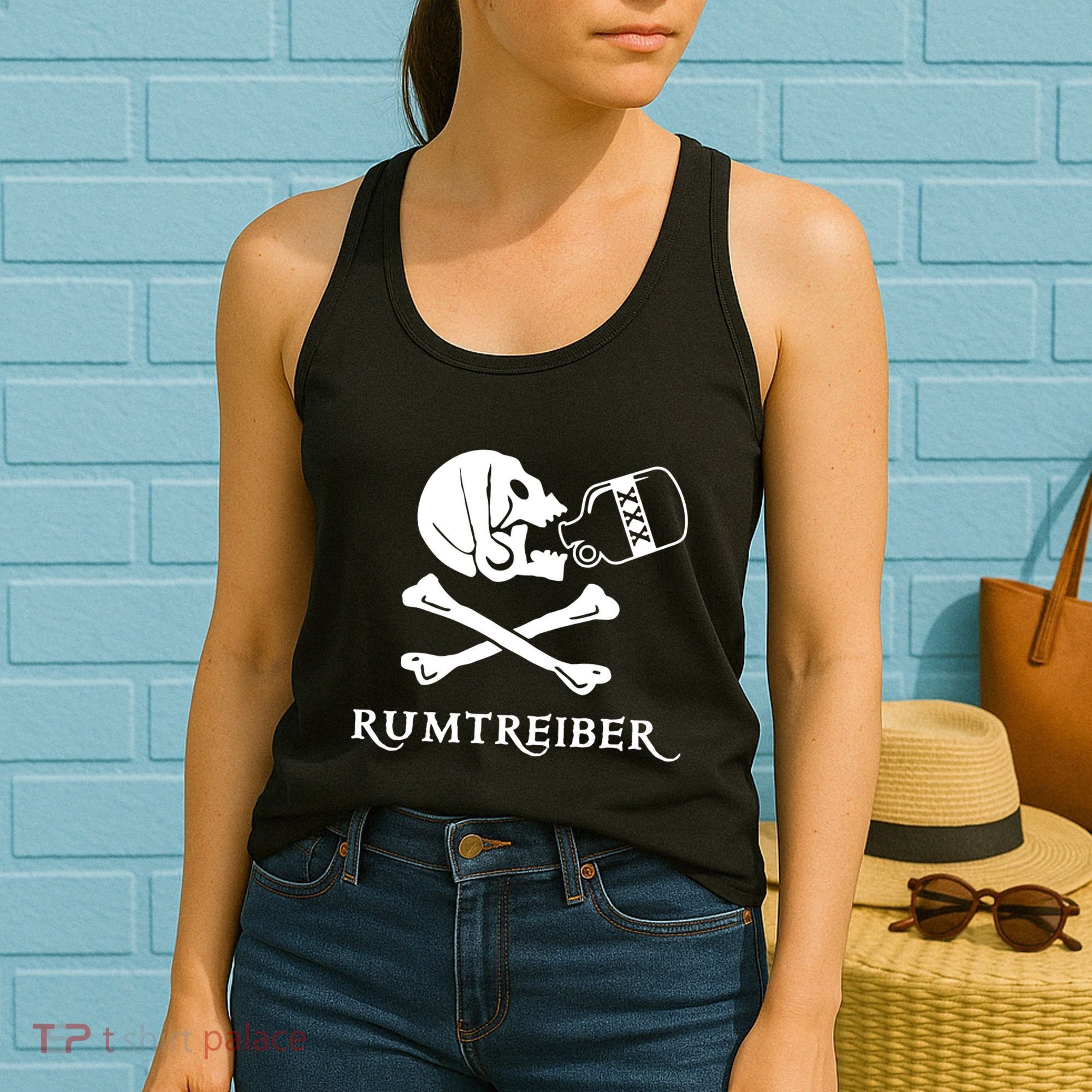 Wrestler Pirate Carnival Women's Tank Top