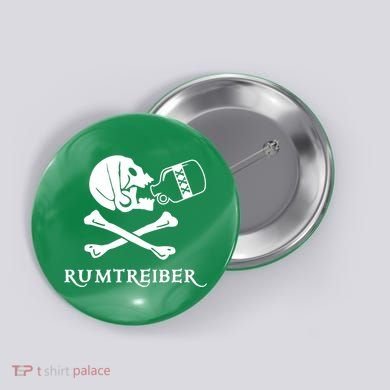 Wrestler Pirate Carnival Button