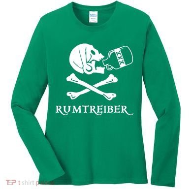 Wrestler Pirate Carnival Women's Long Sleeve Shirt