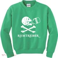 Wrestler Pirate Carnival Kids Sweatshirt thumb 0
