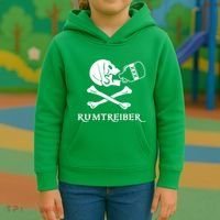 Wrestler Pirate Carnival Kids Hoodie thumb 3