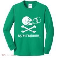 Wrestler Pirate Carnival Kids Long Sleeve Shirt thumb 0