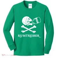 Wrestler Pirate Carnival Kids Long Sleeve Shirt thumb 0