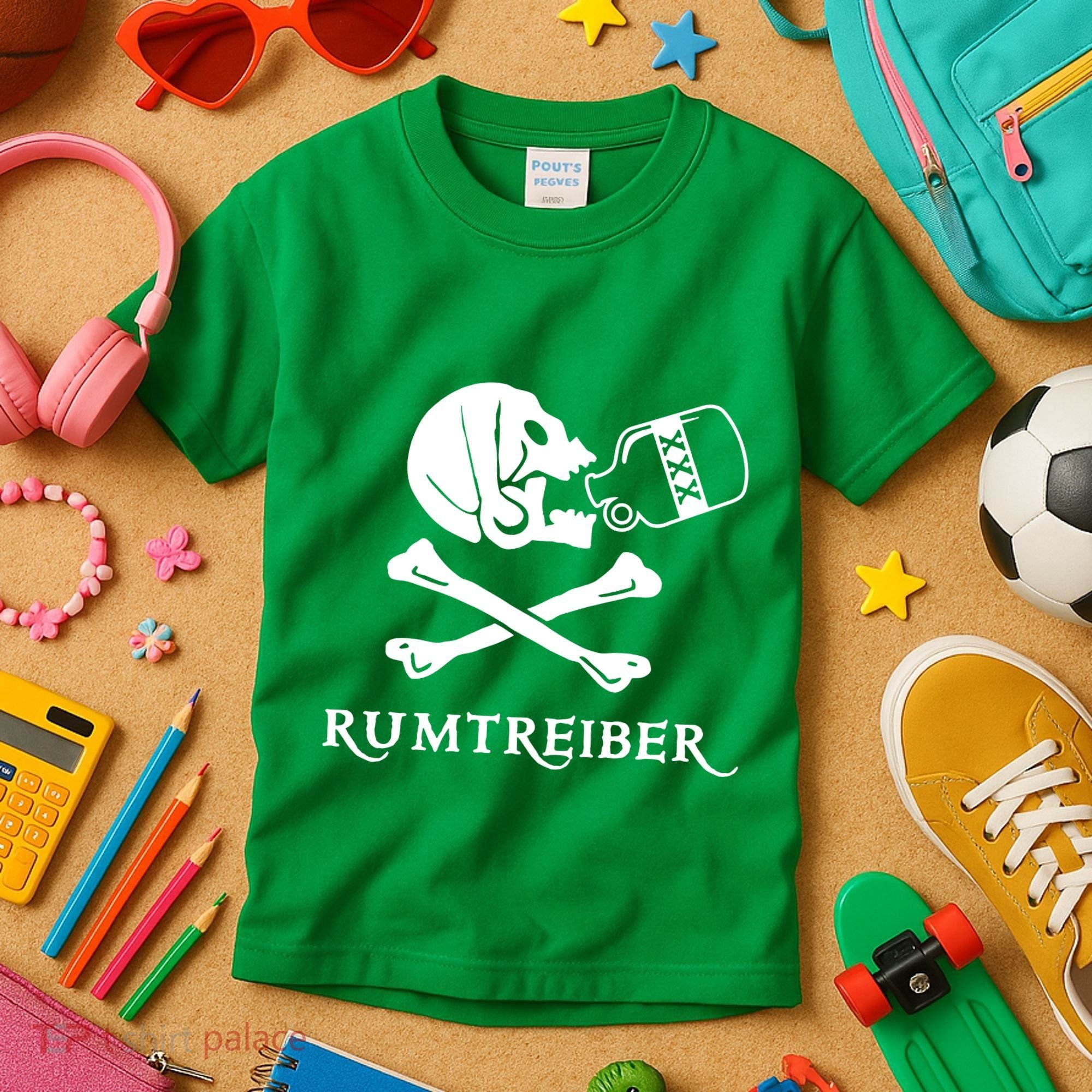 Wrestler Pirate Carnival Kids T-Shirt