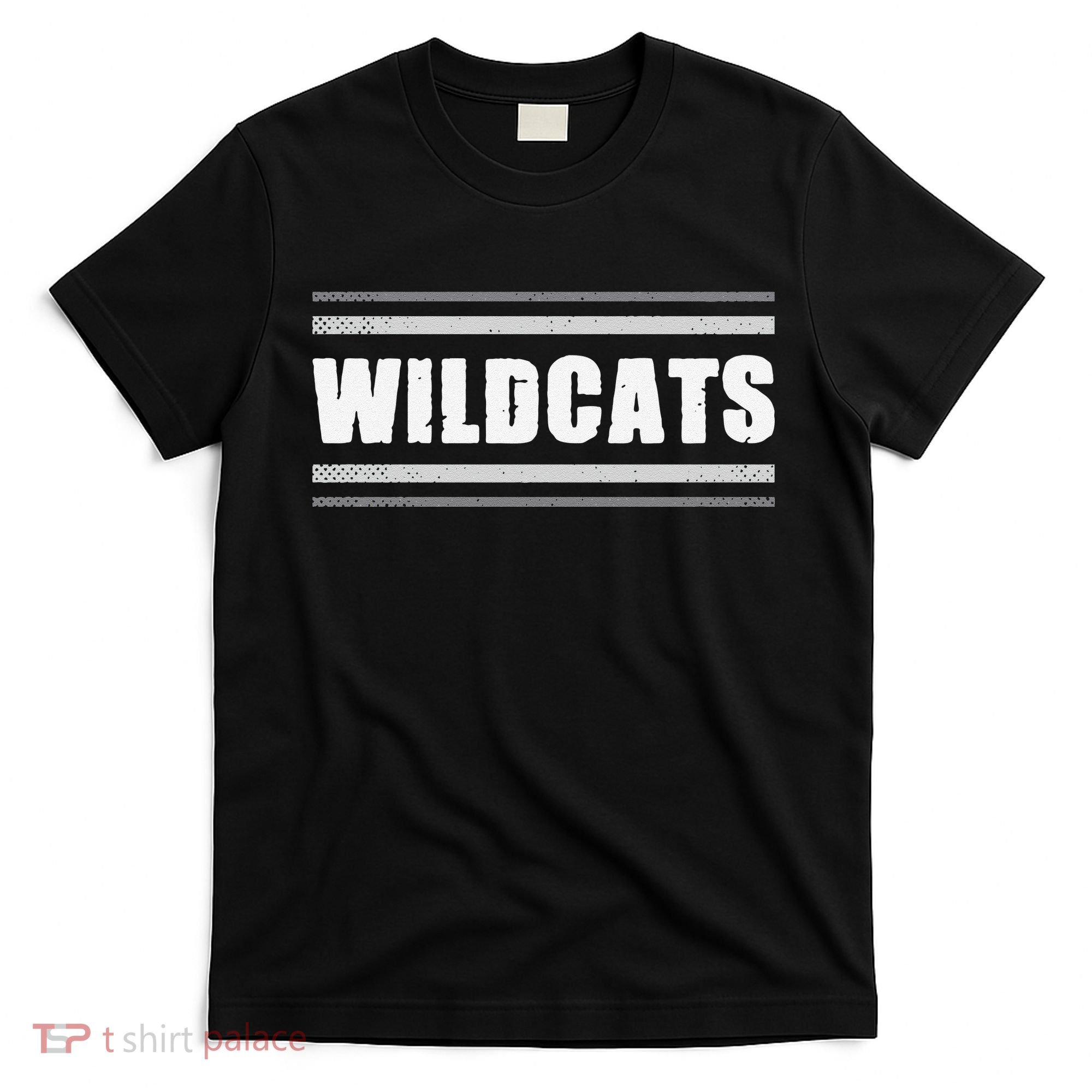 Wildcats Pride Clarksville Vintage Stripes Sweat T-Shirt