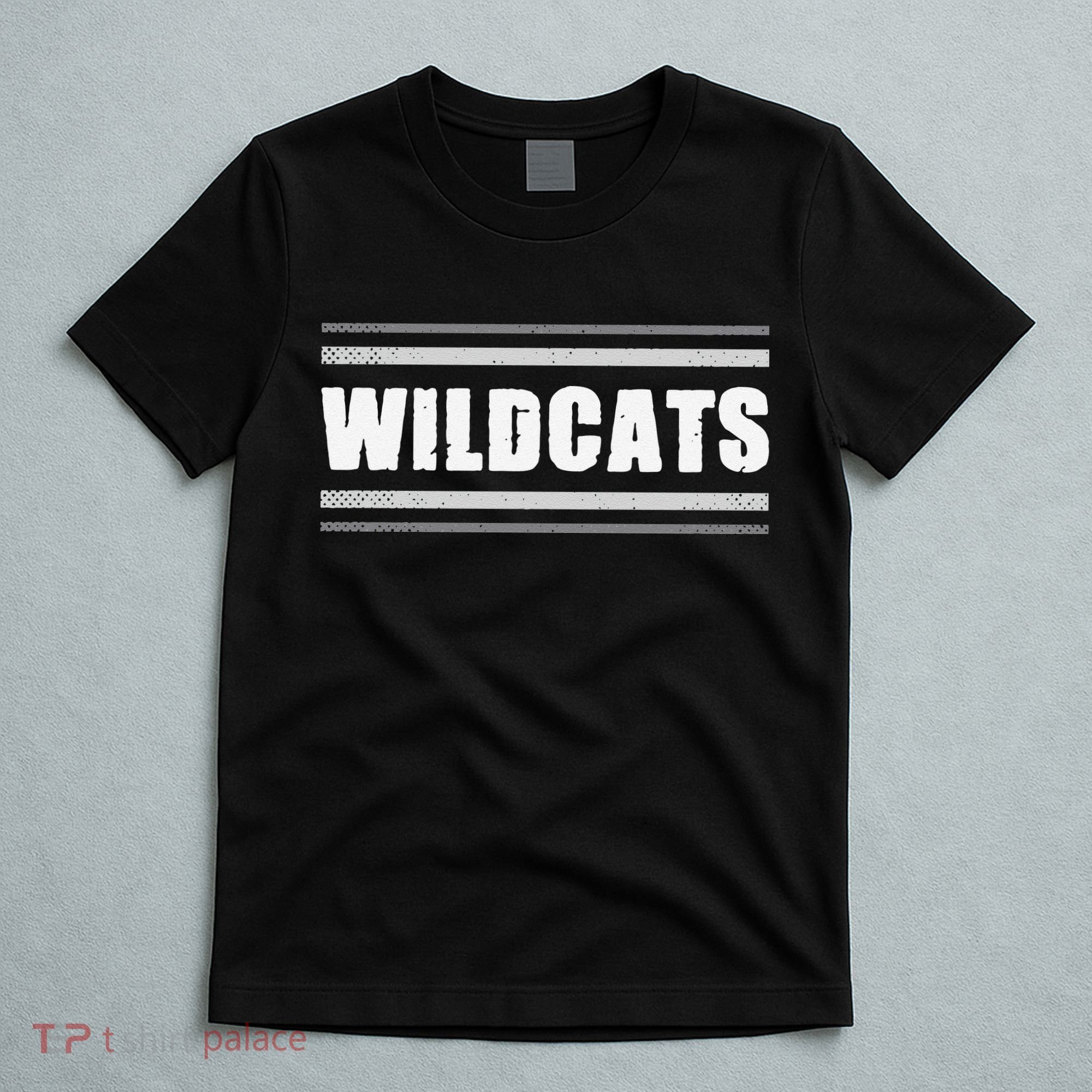 Wildcats Pride Clarksville Vintage Stripes Sweat T-Shirt