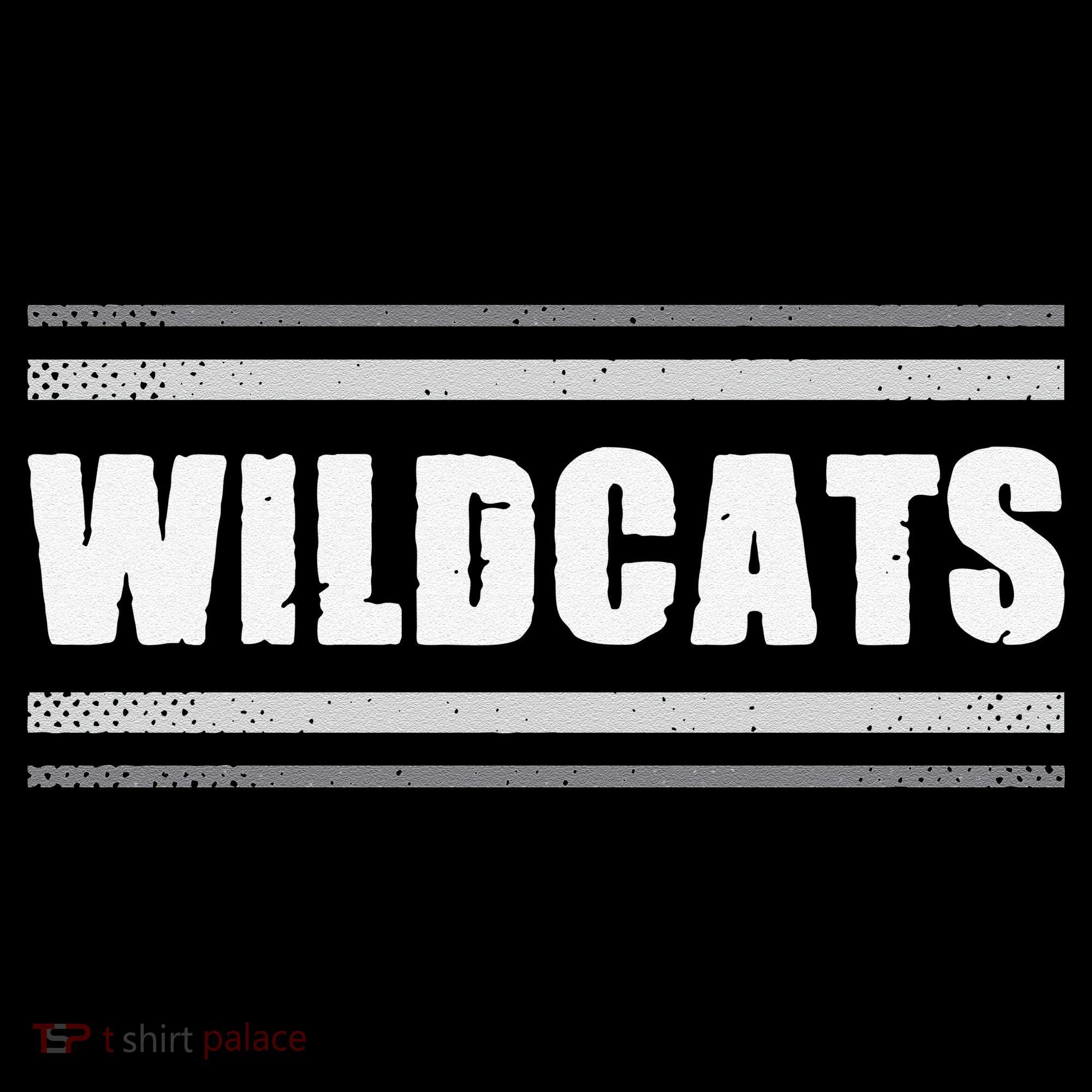 Wildcats Pride Clarksville Vintage Stripes Sweat T-Shirt