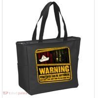 Warning Pennywise Can Be Anywhere Keep Safe Scary Horror Clown Halloween Tote Bag thumb 2
